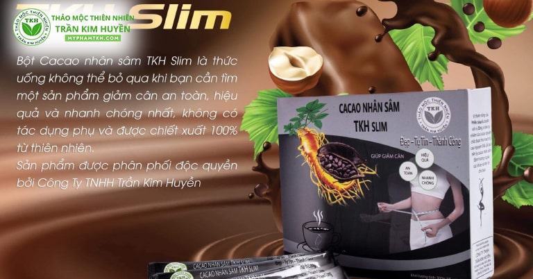 Bột Cacao nhân sâm giảm cân Trần Kim Huyền